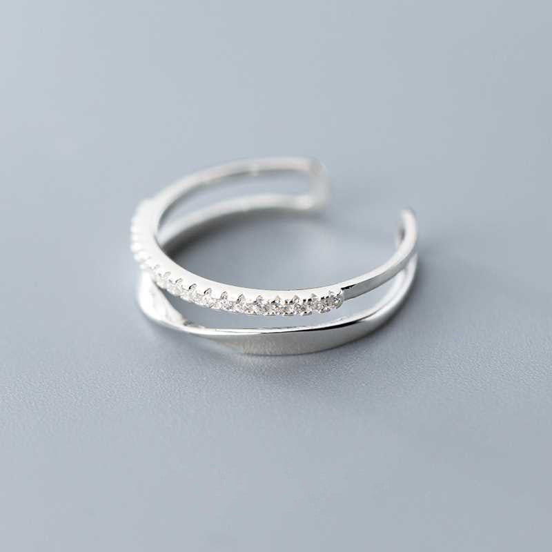 Double Line Adjustable Ring