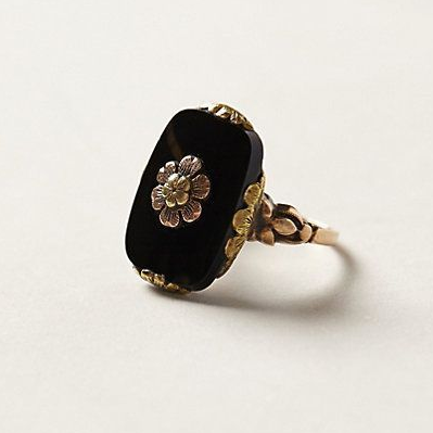 Vintage Black Stone Ring