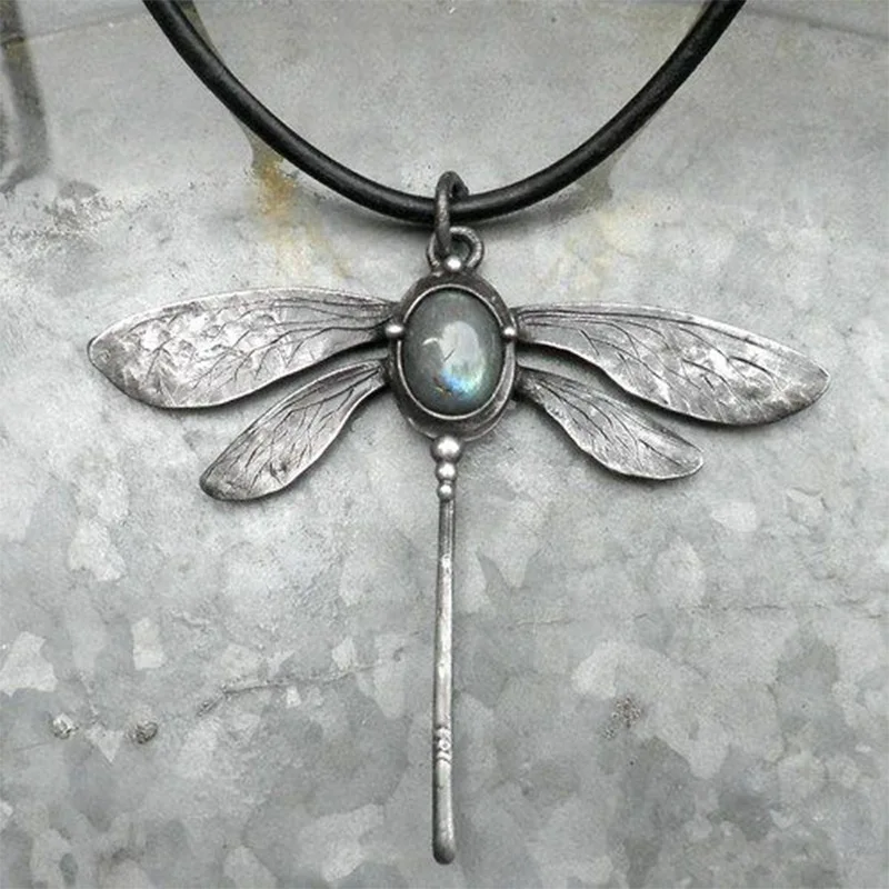 Vintage Dragonfly Necklace