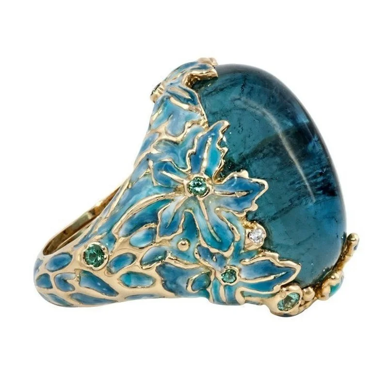 Vintage Blue Stone Ring