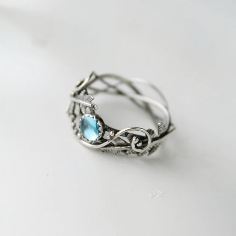 Vintage Blue Moonstone Ring