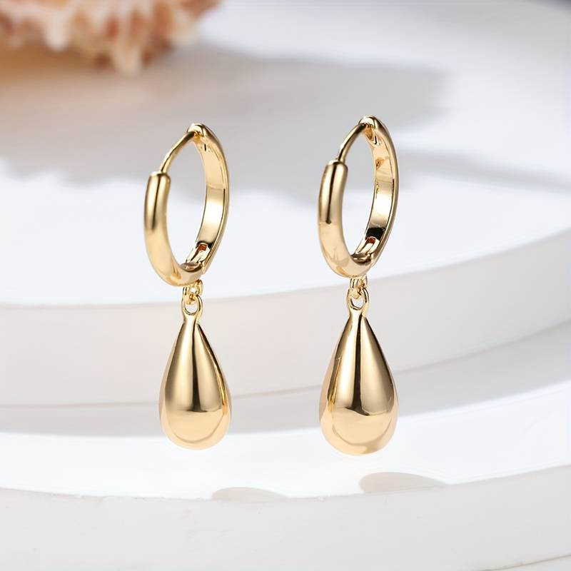 Vintage Gold Drop Earrings