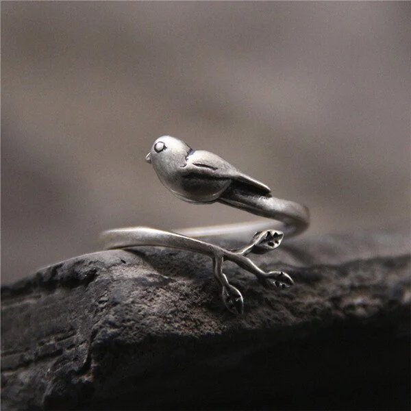 Vintage Birdie Open Ring