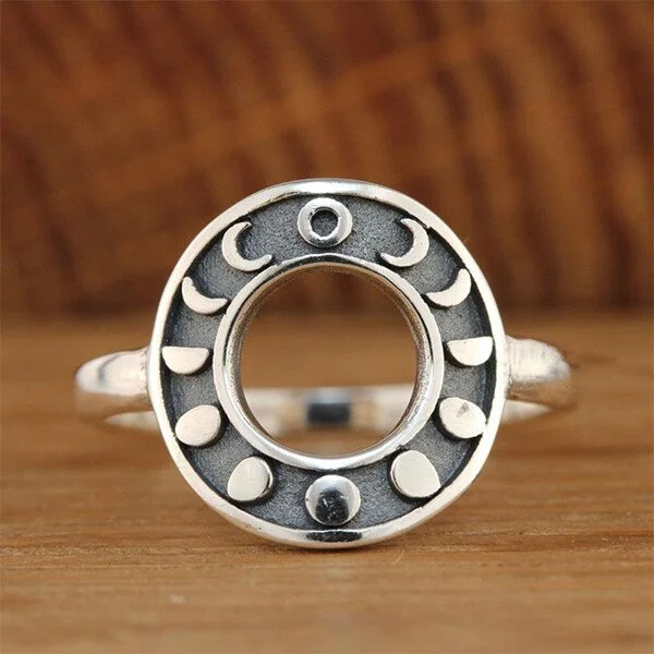 Vintage Moon Cycle Ring