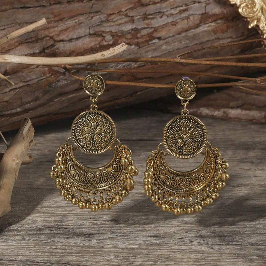 Vintage Golden Earrings